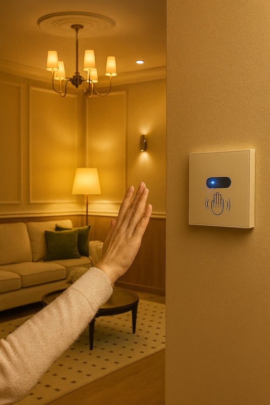 Thinkora™ Next-Gen Touchless Switch – Cleaner, Smarter Living